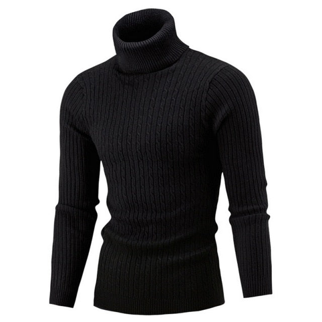 Idris | Men's Turtleneck Sweater Knit Crew