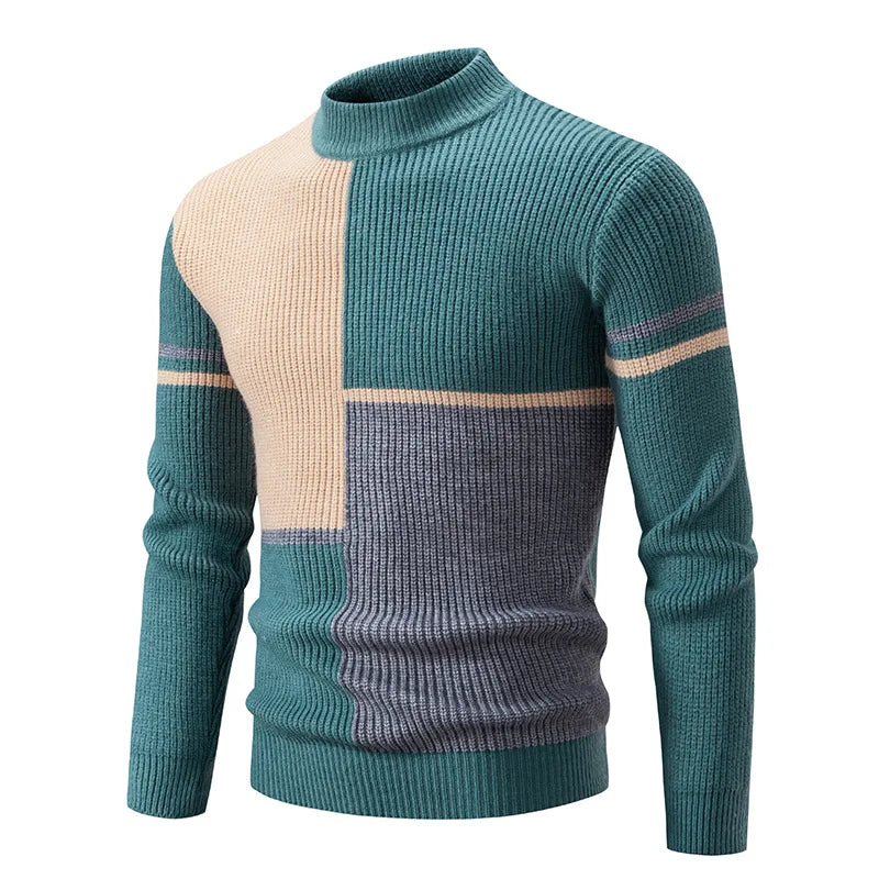 Ingmar | Men's Striped Turtleneck Sweater Knit