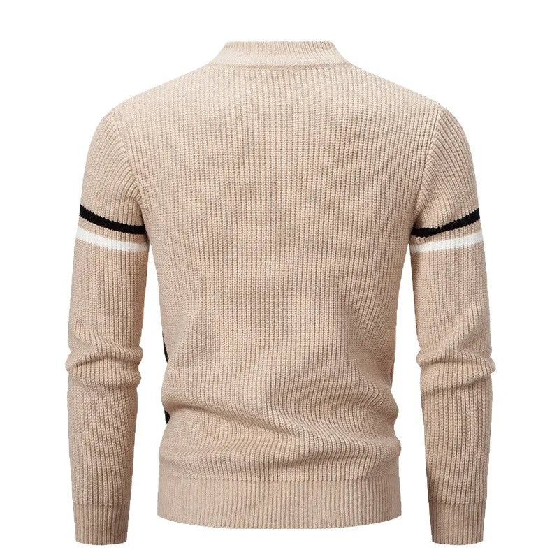 Ingmar | Men's Striped Turtleneck Sweater Knit