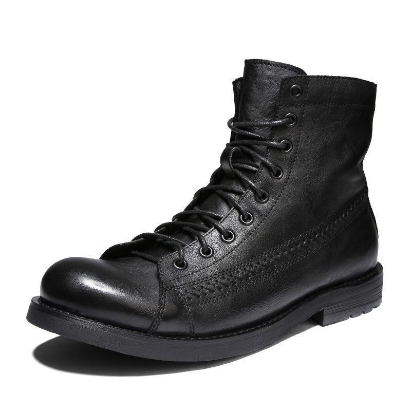 Isaac | Men's Leather Boots Ankle Chelsea