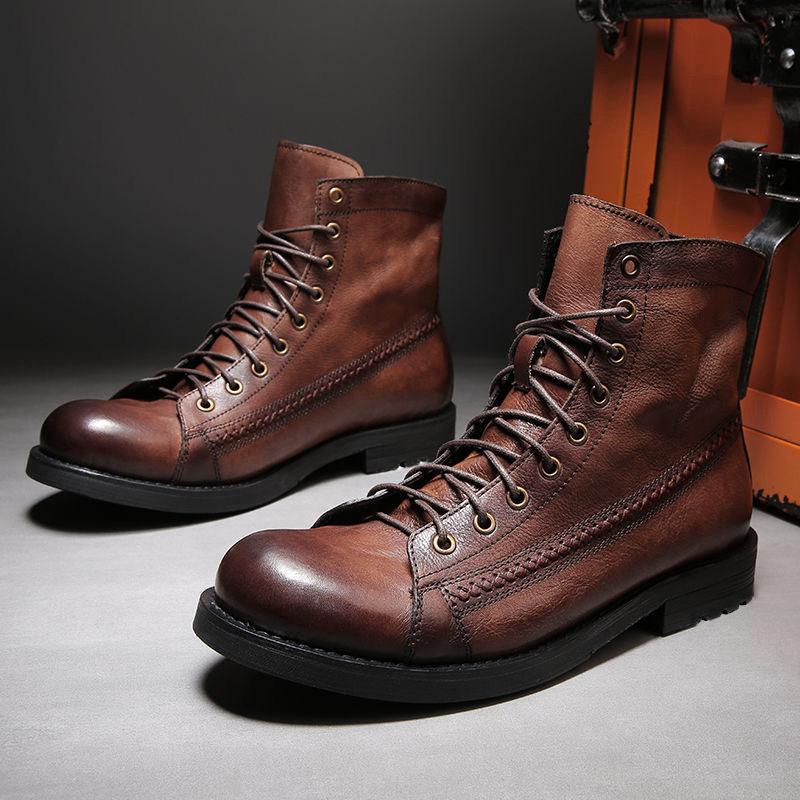 Isaac | Men's Leather Boots Ankle Chelsea