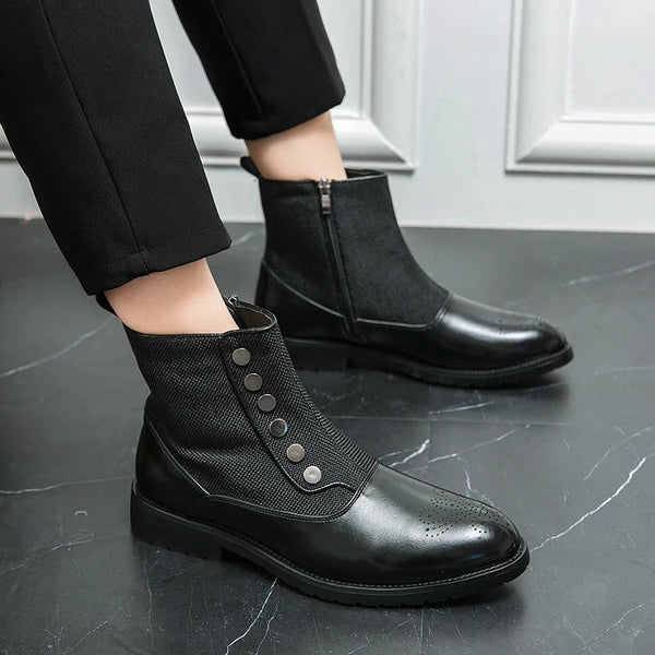 Jerome | Men's Leather Boots Dress Ankle