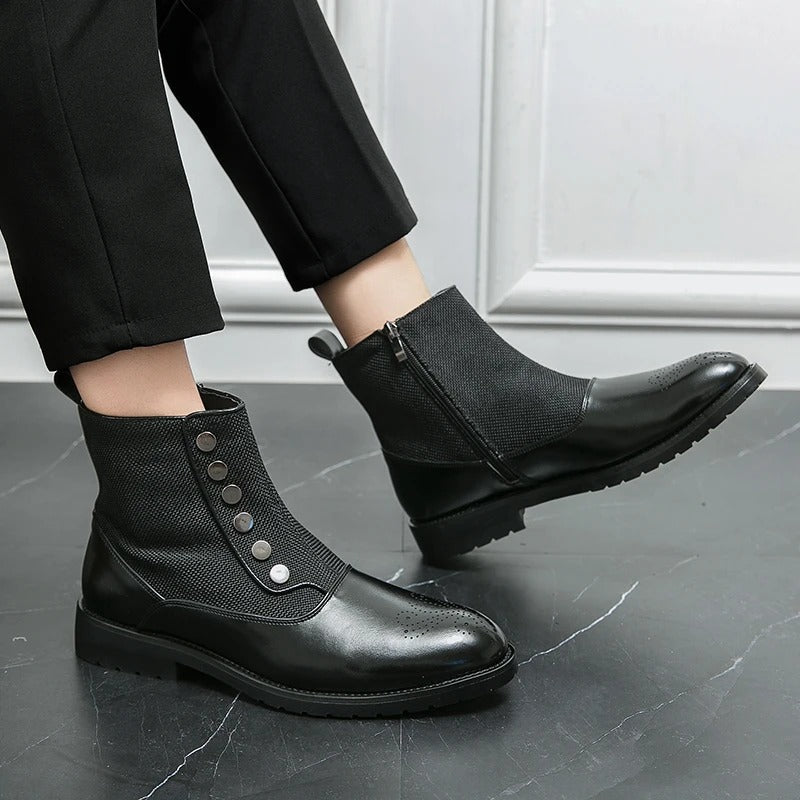 Jerome | Men's Leather Boots Dress Ankle