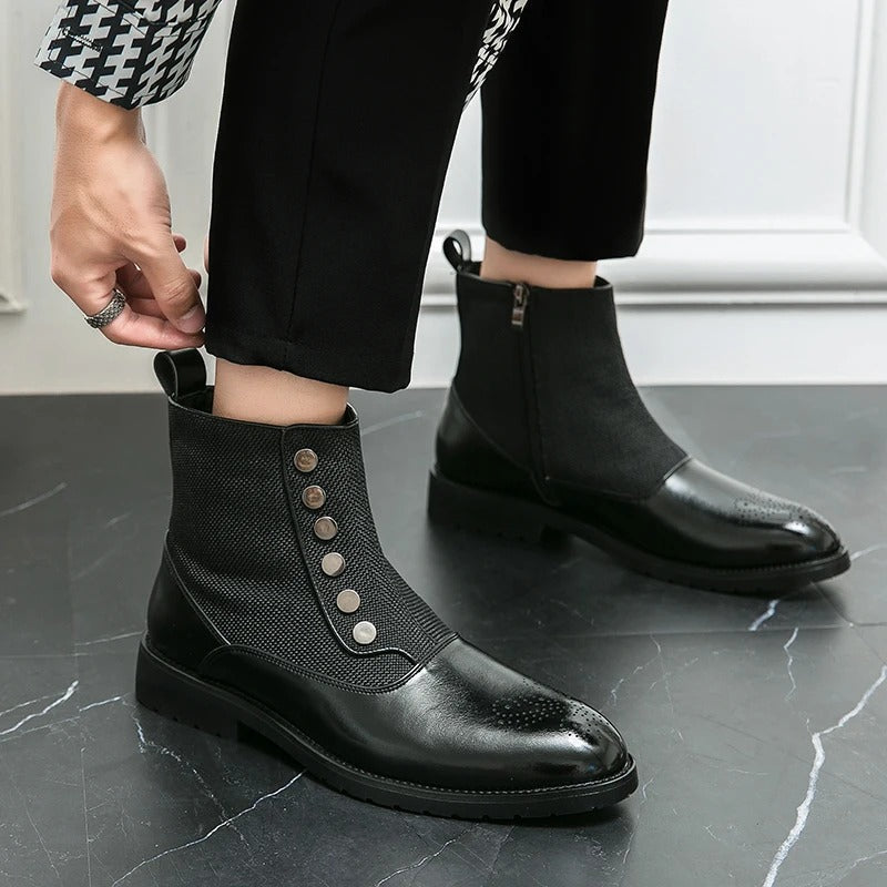 Jerome | Men's Leather Boots Dress Ankle