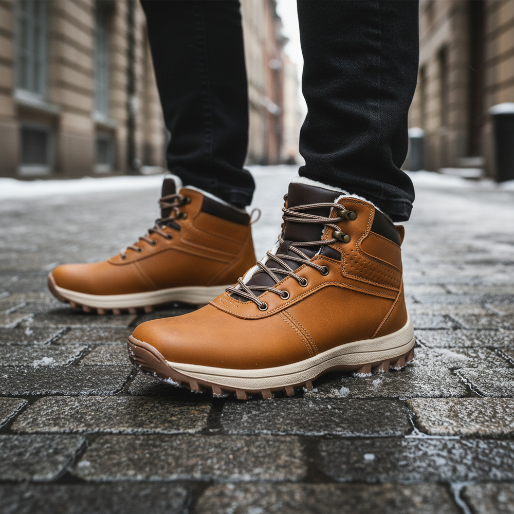 Joachim | Men's Leather Boots Winter Ankle