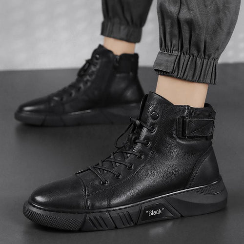 Jonas | Men's Leather Boots Dress Lace up