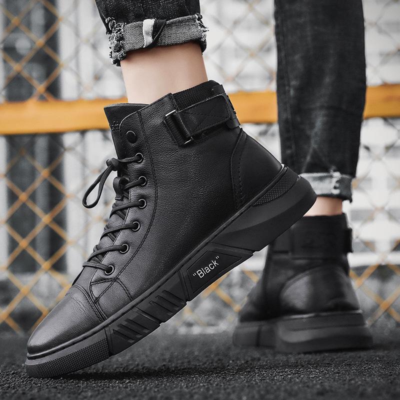 Jonas | Men's Leather Boots Dress Lace up