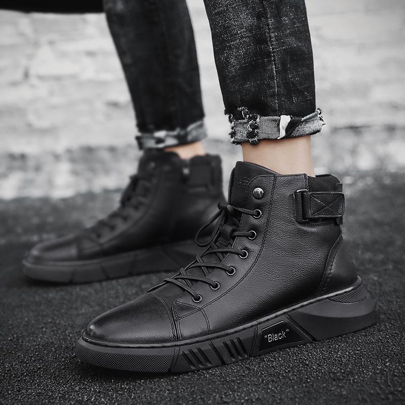 Jonas | Men's Leather Boots Dress Lace up