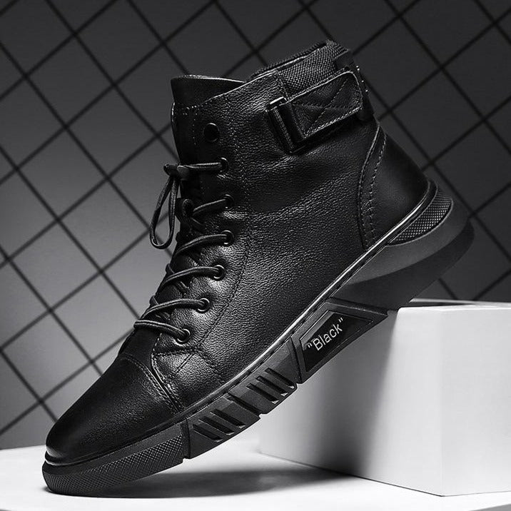 Jonas | Men's Leather Boots Dress Lace up