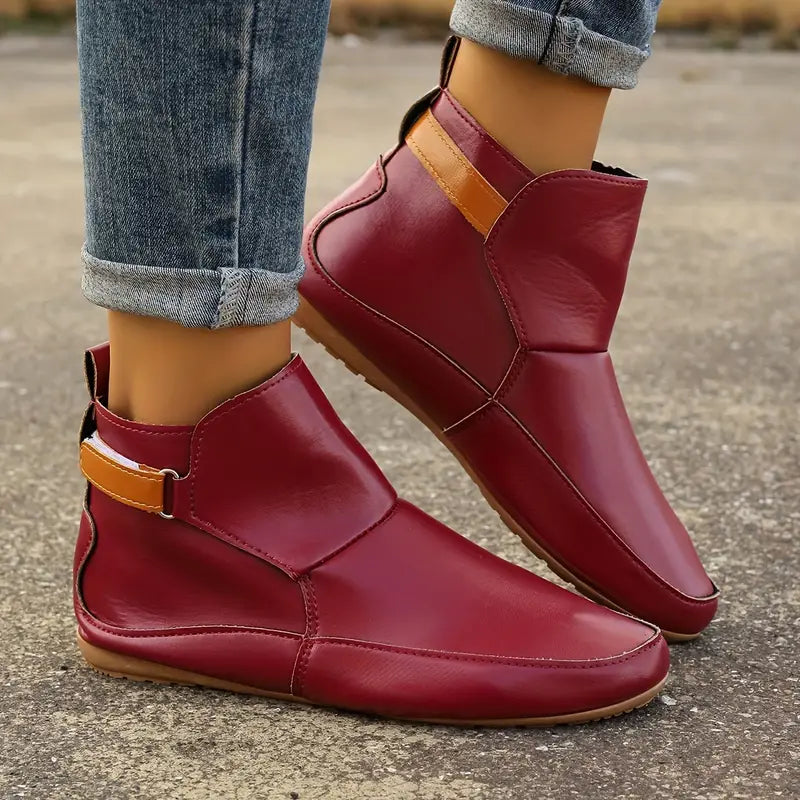 Joyce | Women's Ankle Boots Flat Comfortable