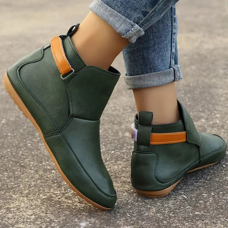 Joyce | Women's Ankle Boots Flat Comfortable