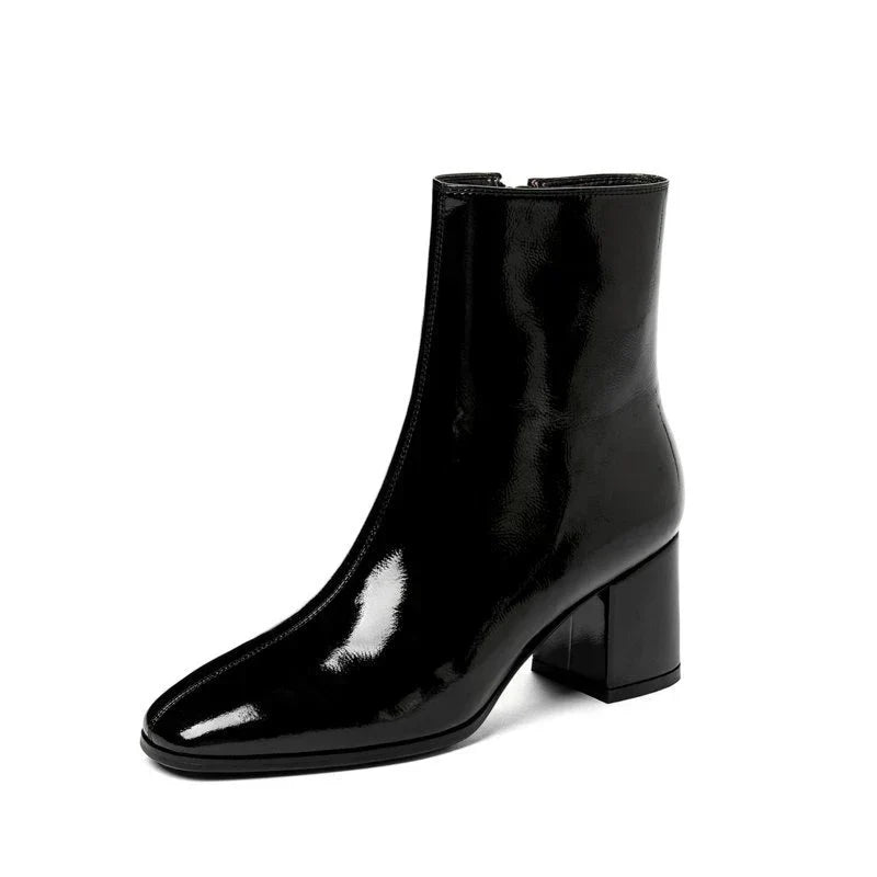 Juliette | Women's Leather Ankle Boots Heeled