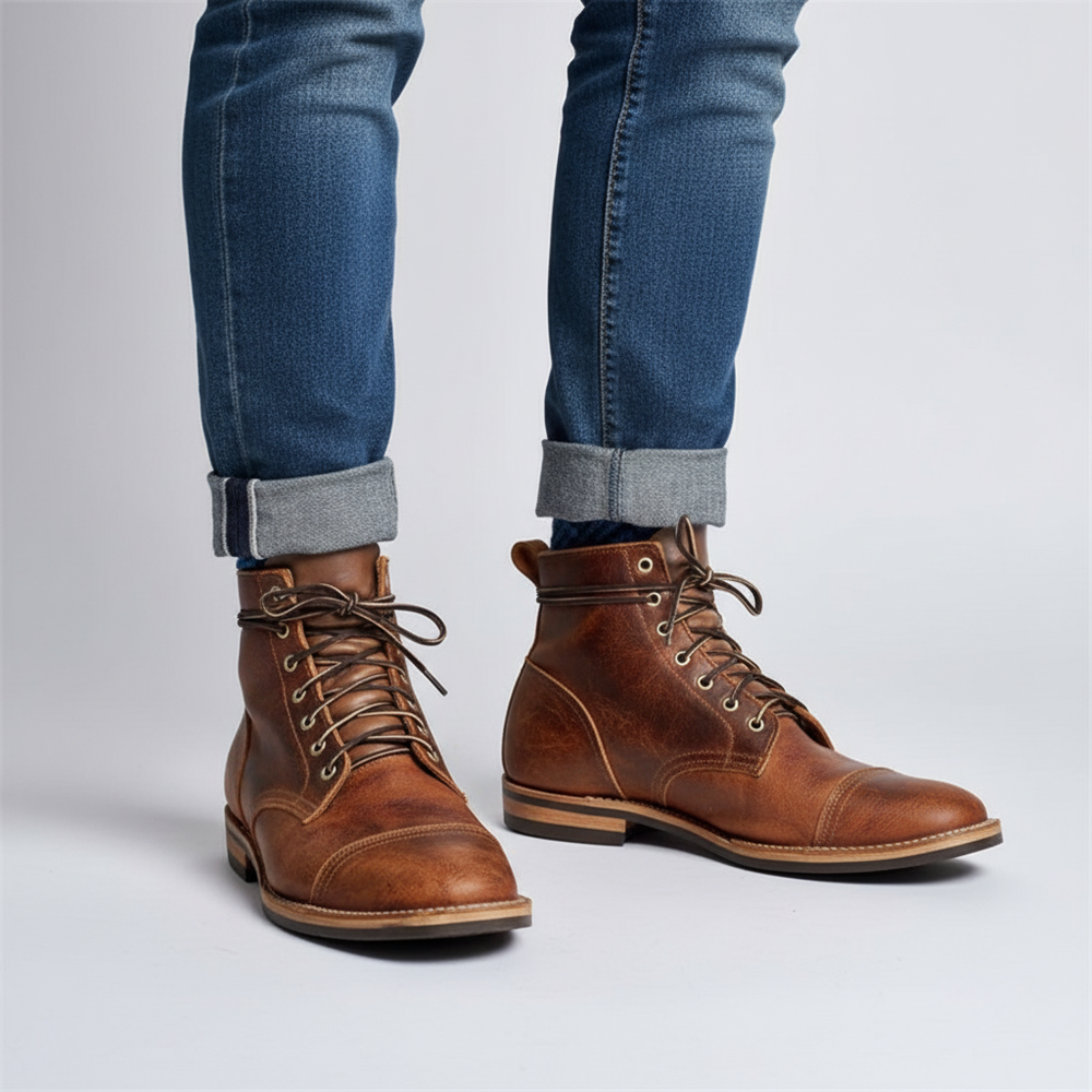Julius | Men's Lace up Leather Boots Chukka