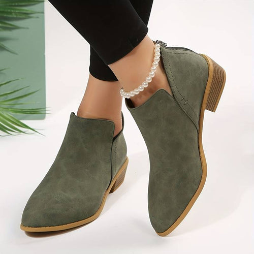Justine | Women's Ankle Boots Heeled Flat