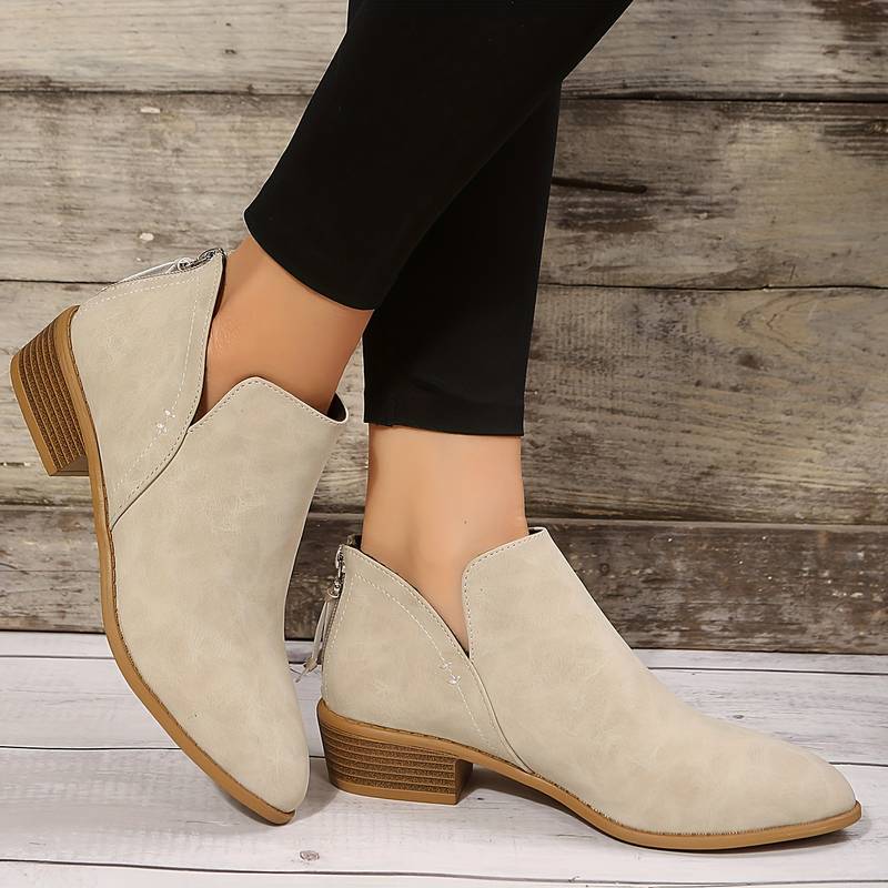 Justine | Women's Ankle Boots Heeled Flat