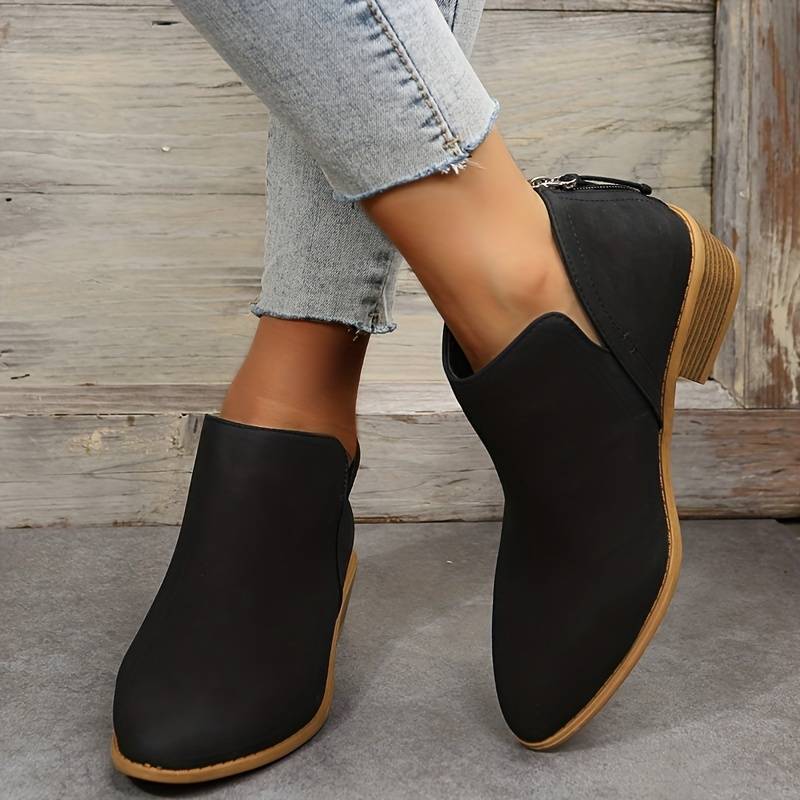 Justine | Women's Ankle Boots Heeled Flat