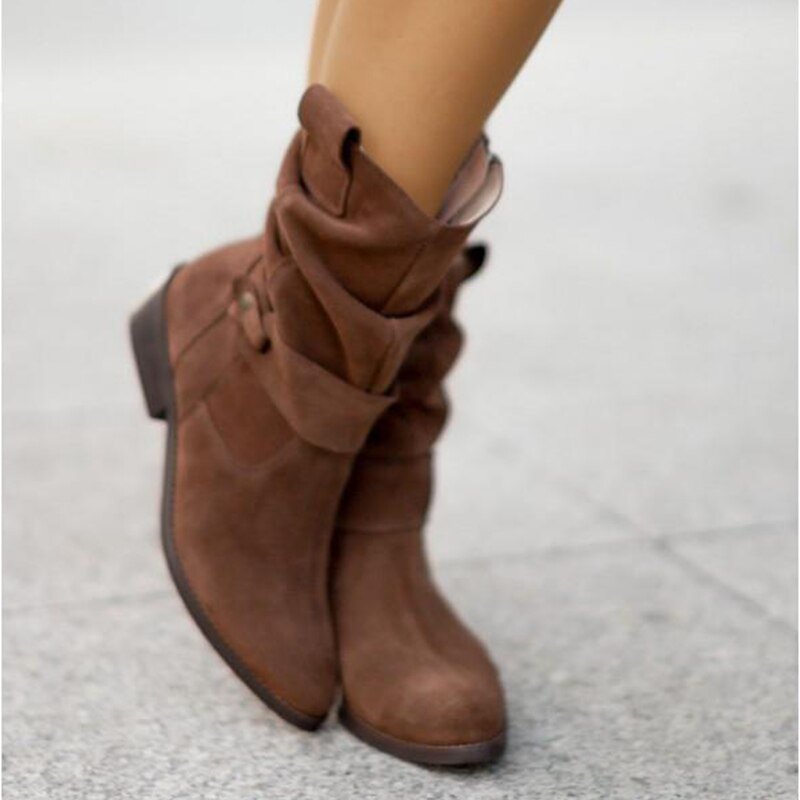 Kendra | Women's Ankle Boots Flat Low Heel