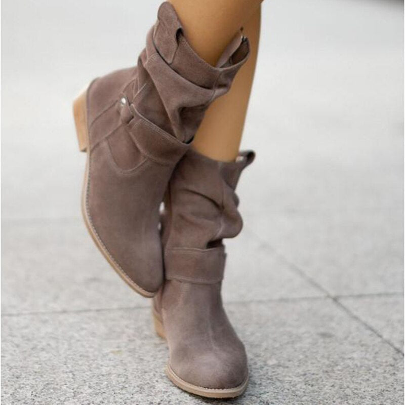 Kendra | Women's Ankle Boots Flat Low Heel