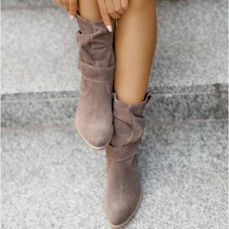 Kendra | Women's Ankle Boots Flat Low Heel