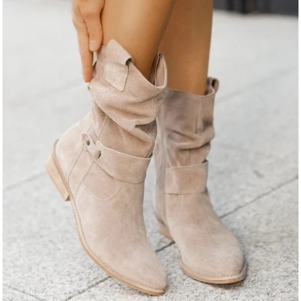 Kendra | Women's Ankle Boots Flat Low Heel