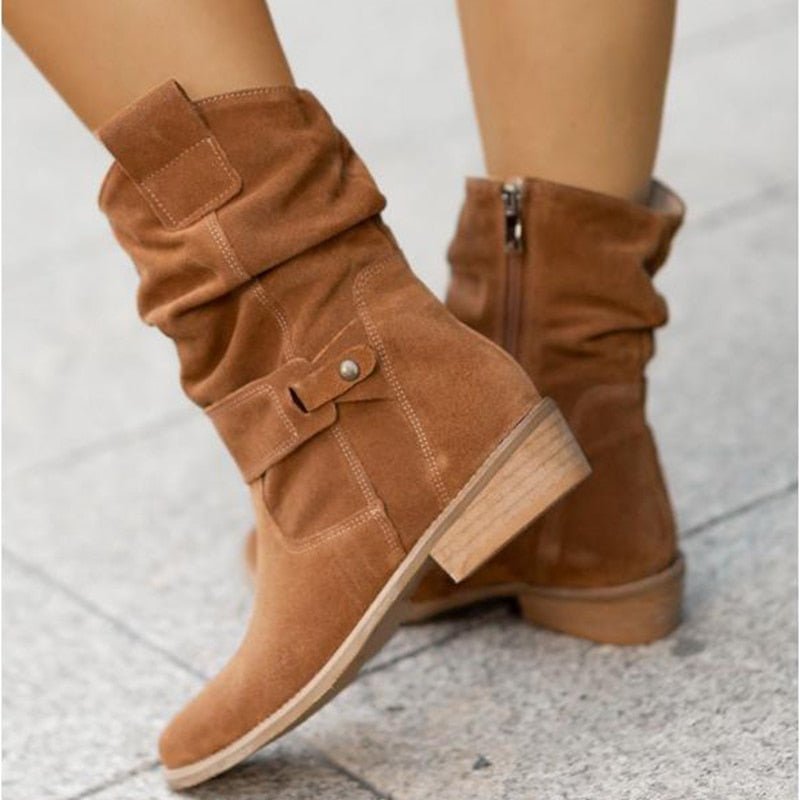 Kendra | Women's Ankle Boots Flat Low Heel