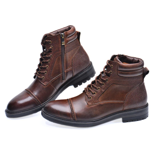 Kilian | Men's Leather Boots Lace up Dress