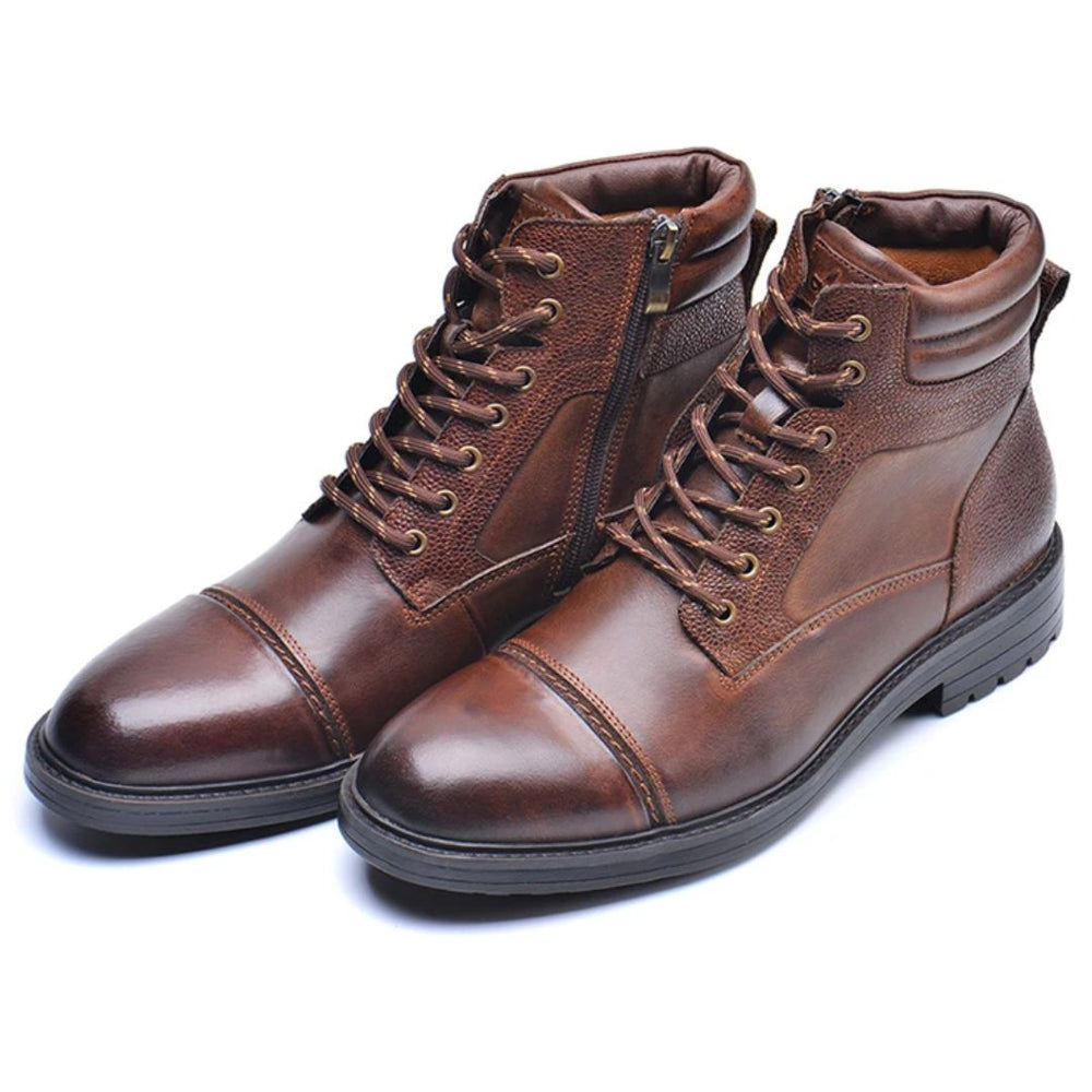 Kilian | Men's Leather Boots Lace up Dress