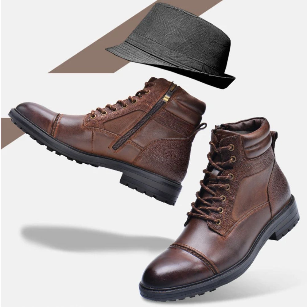 Kilian | Men's Leather Boots Lace up Dress