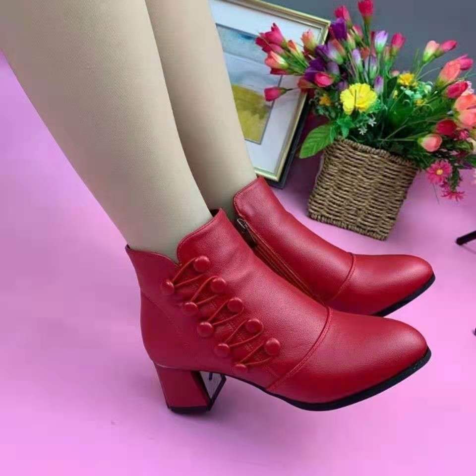 Larissa | Women's Heeled Ankle Boots Leather