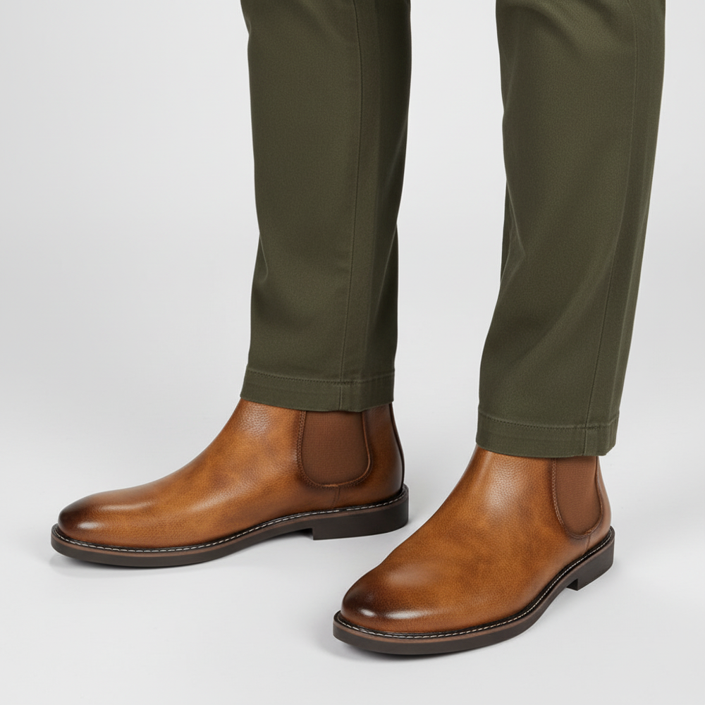 Laurens | Men's Chelsea Boots Leather Ankle