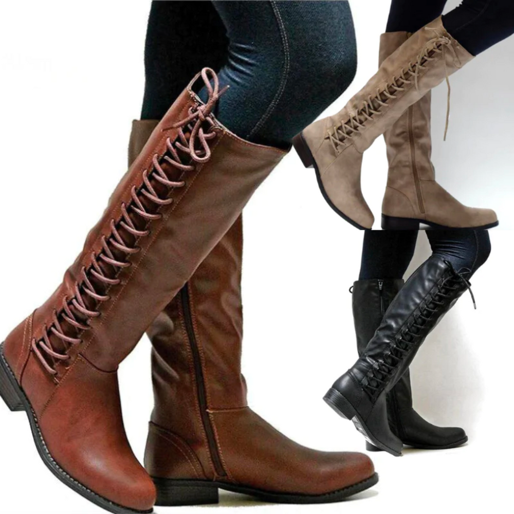 Lidia | Women's Knee High Boots Tall Flat