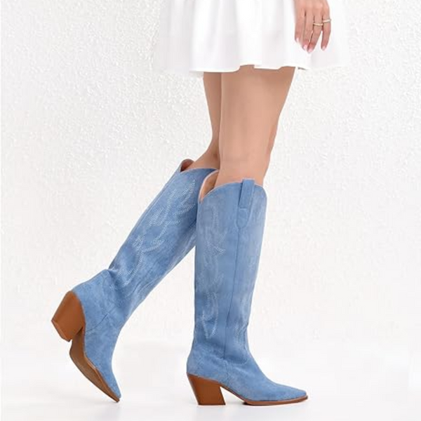 Lorna | Women's Cowboy Knee High Boots Tall