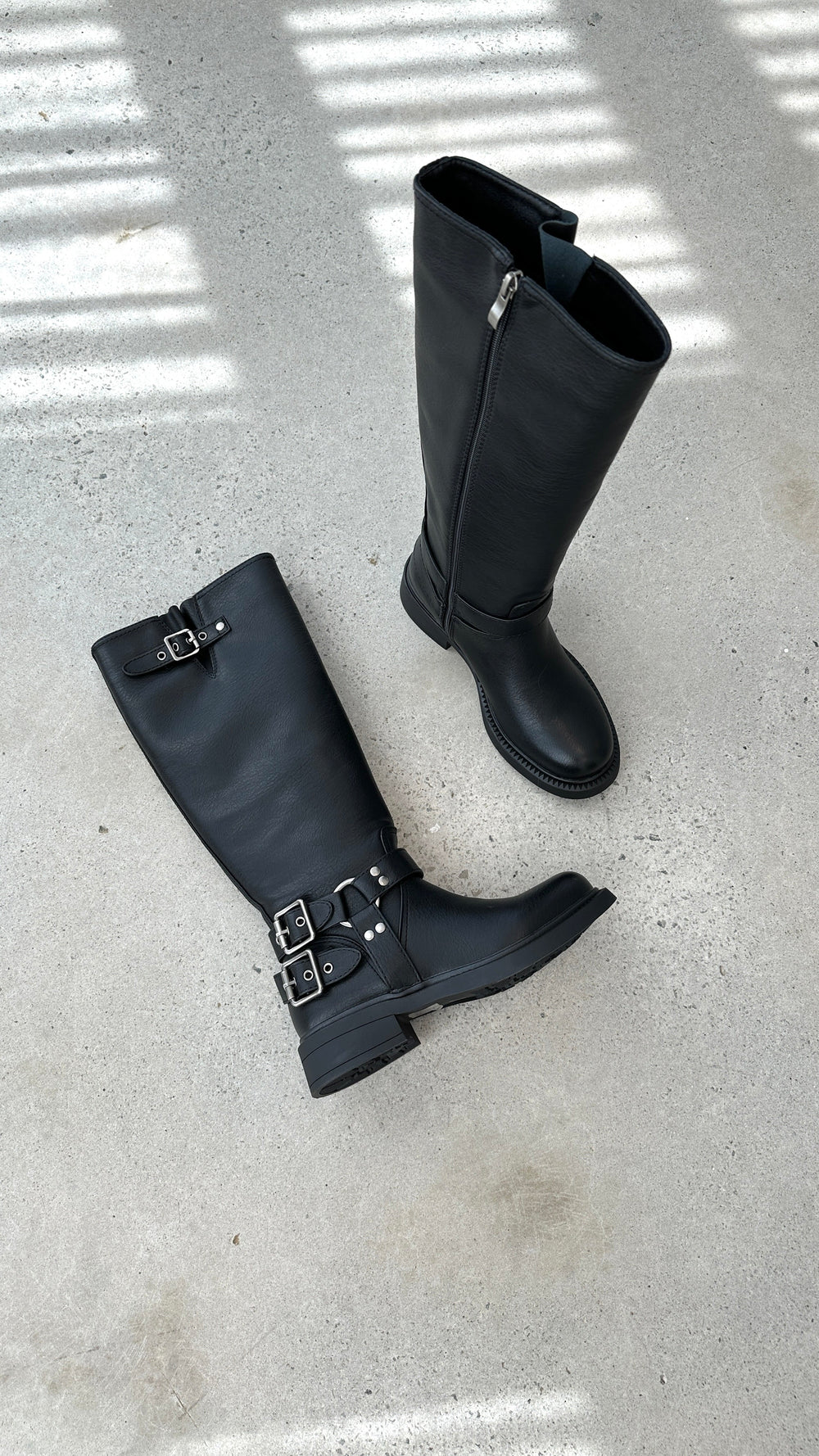 Lucia | Women's Buckle Ankle Boots Chunky Leather