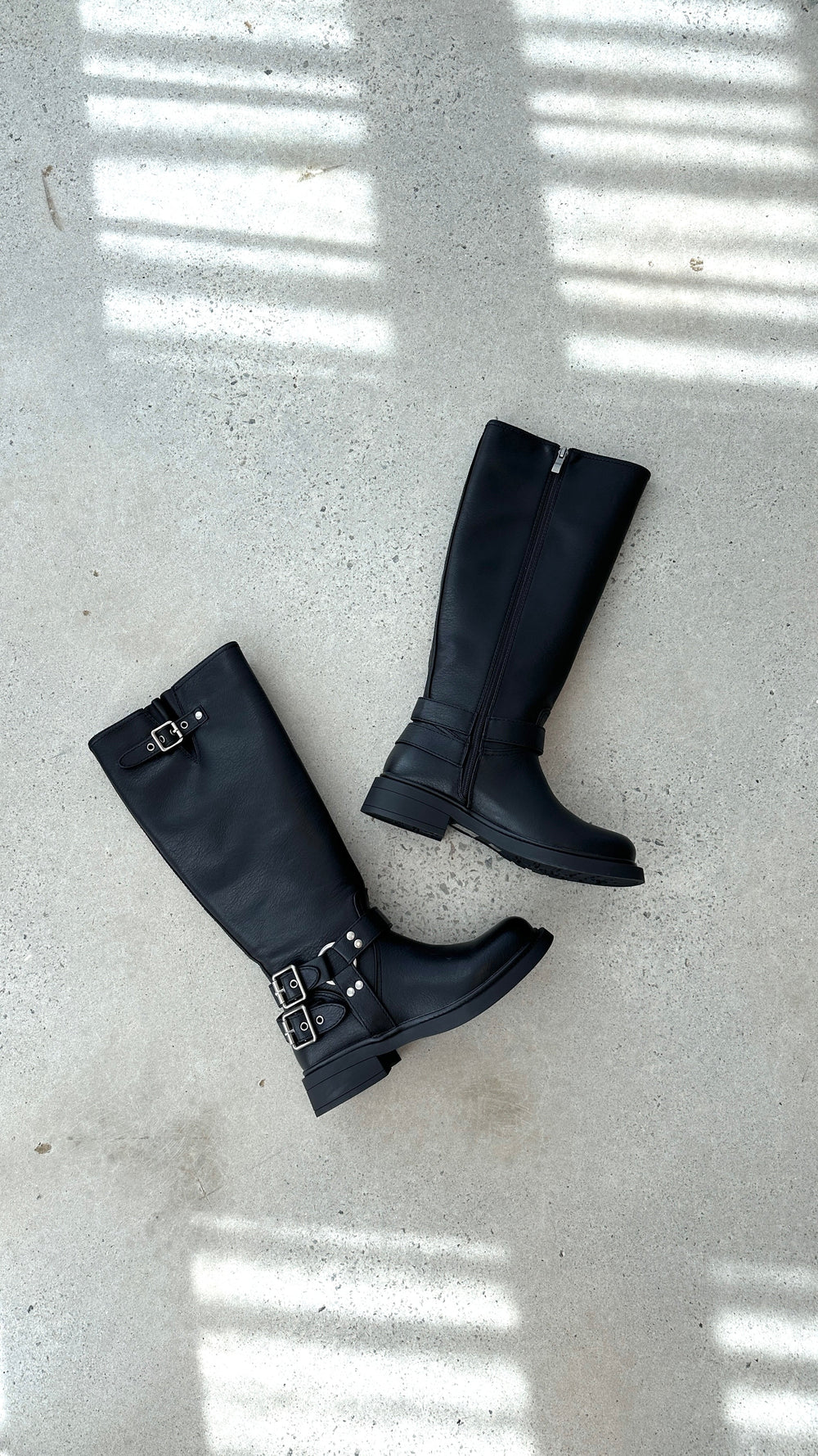 Lucia | Women's Buckle Ankle Boots Chunky Leather