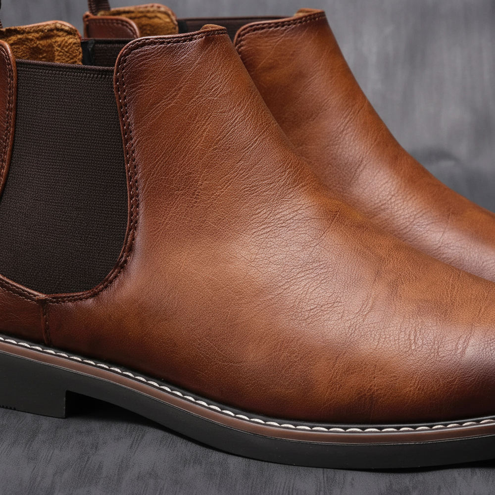 Ludvig | Men's Chelsea Boots Dress Leather Ankle