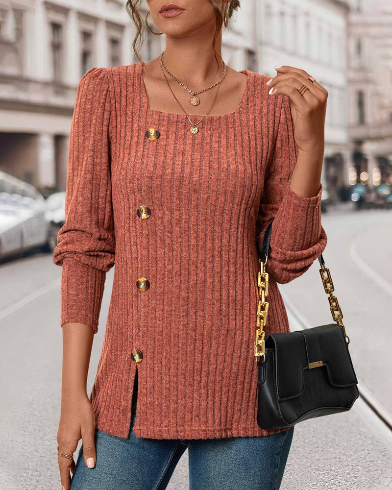 Marceline | Women's Ribbed Knitted Sweater Soft