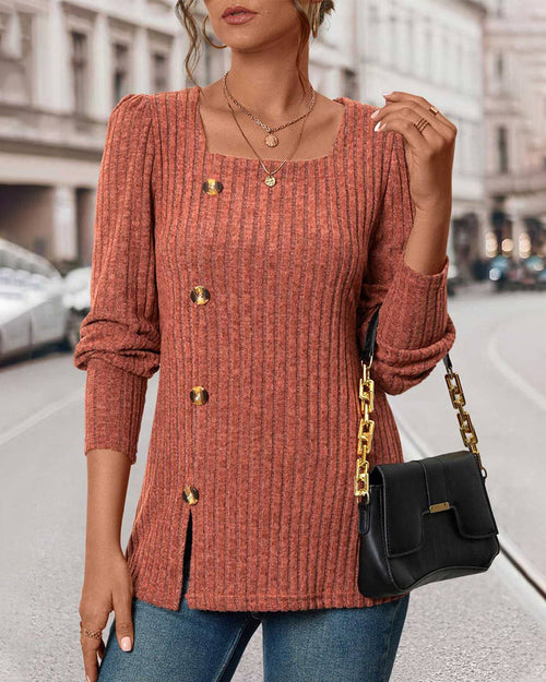 Marceline | Women's Ribbed Knitted Sweater Soft