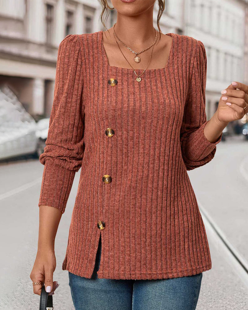 Marceline | Women's Ribbed Knitted Sweater Soft