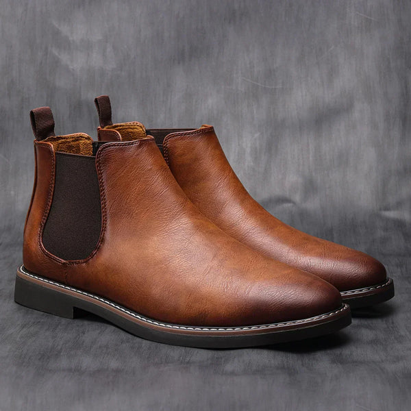 Marlon | Men's Chelsea Boots Leather Suede Ankle
