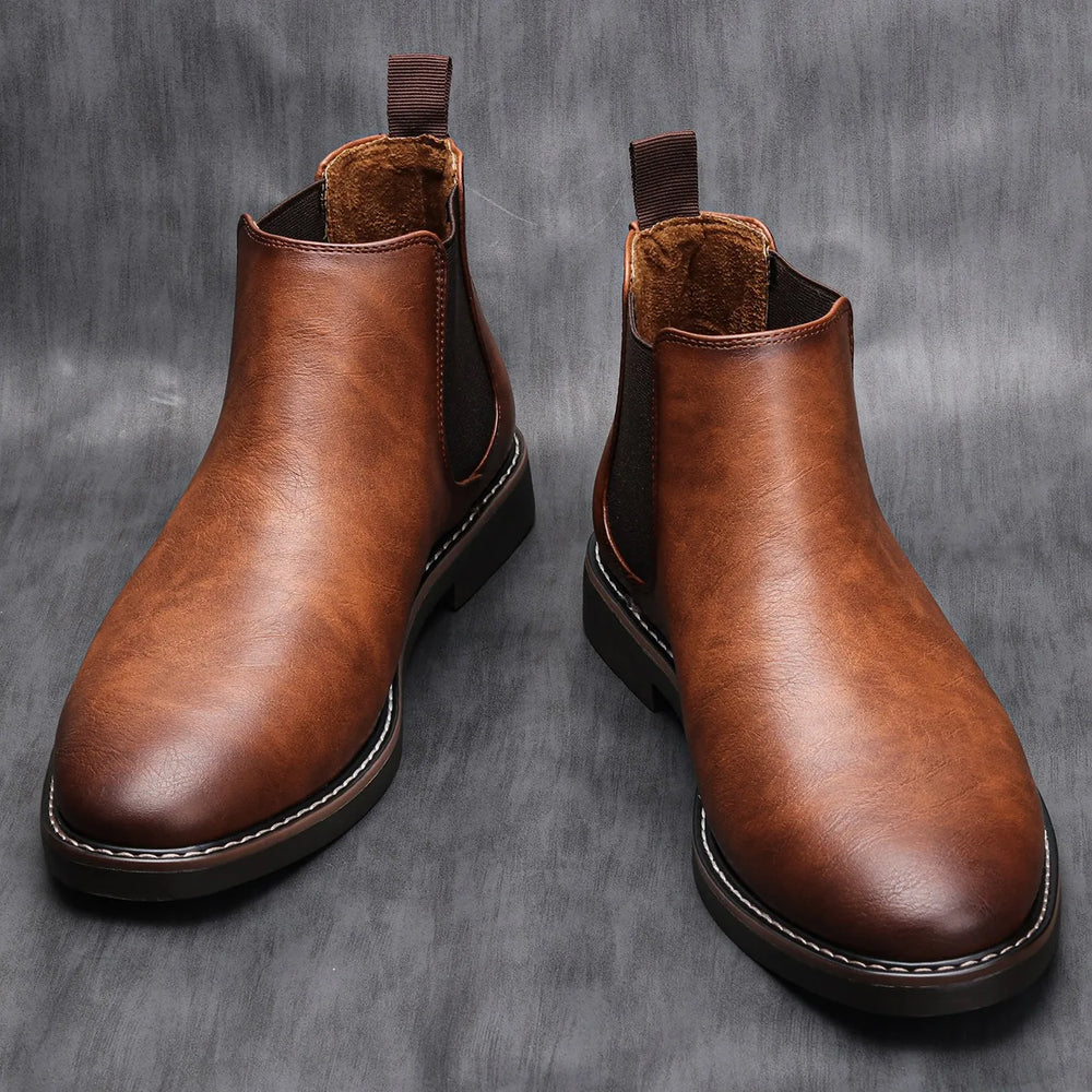 Marlon | Men's Chelsea Boots Leather Suede Ankle