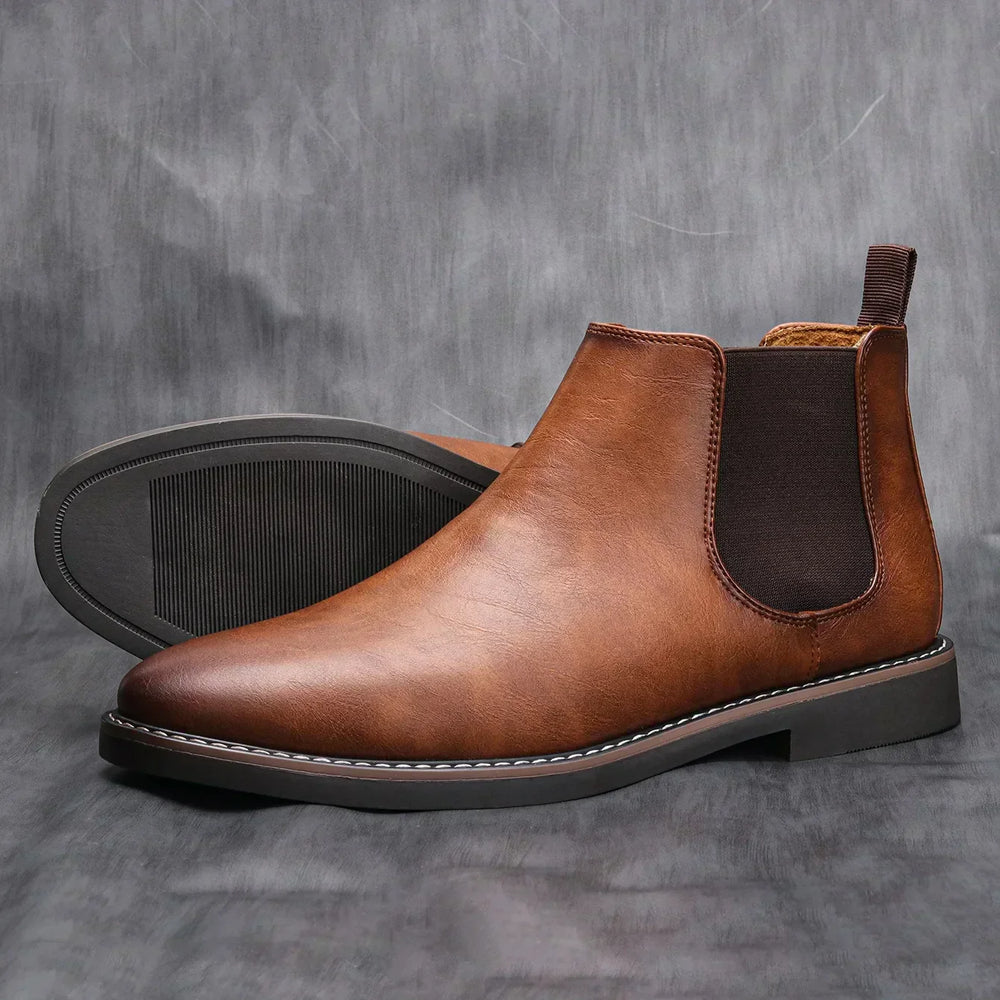 Marlon | Men's Chelsea Boots Leather Suede Ankle