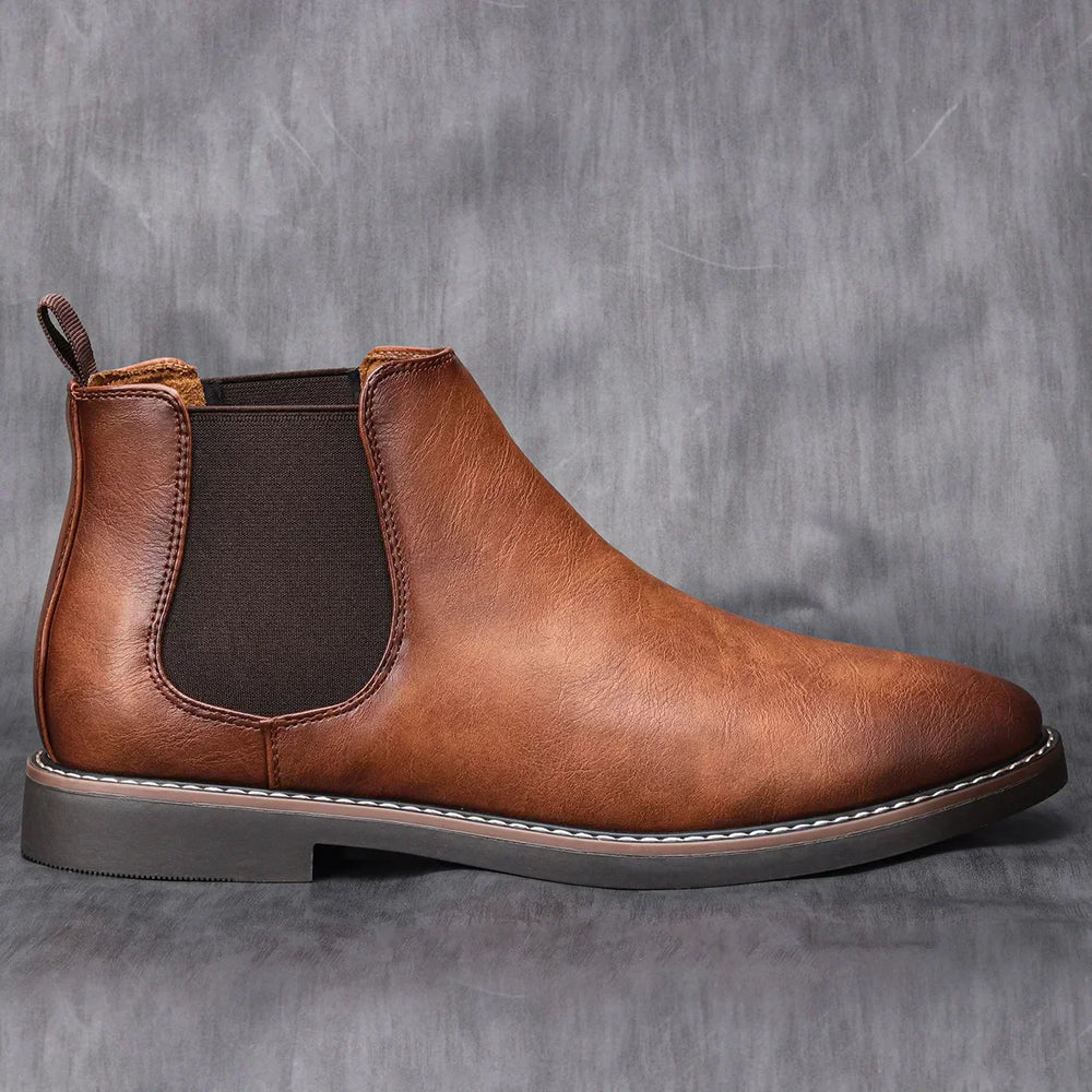Marlon | Men's Chelsea Boots Leather Suede Ankle