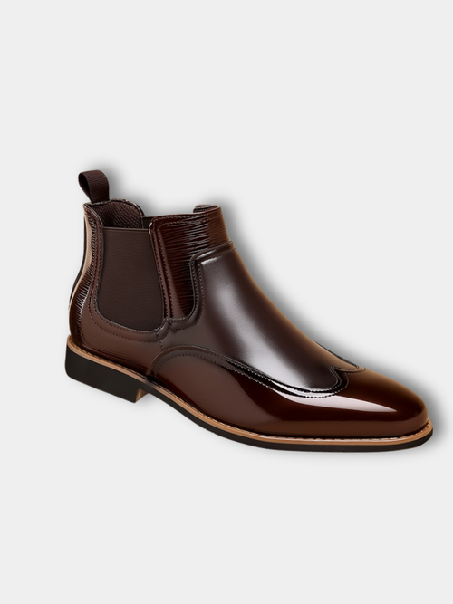 Mathias | Men's Leather Chelsea Boots Dress