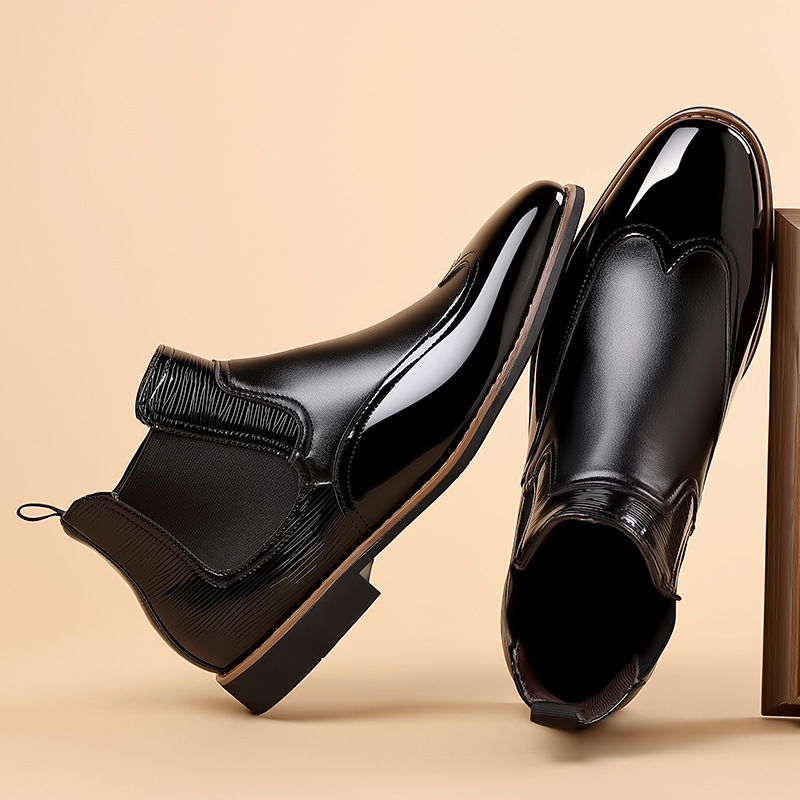 Mathias | Men's Leather Chelsea Boots Dress