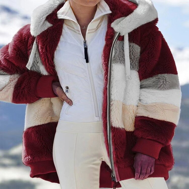 Maya | Women's Zip up Fleece Jacket Soft Knit