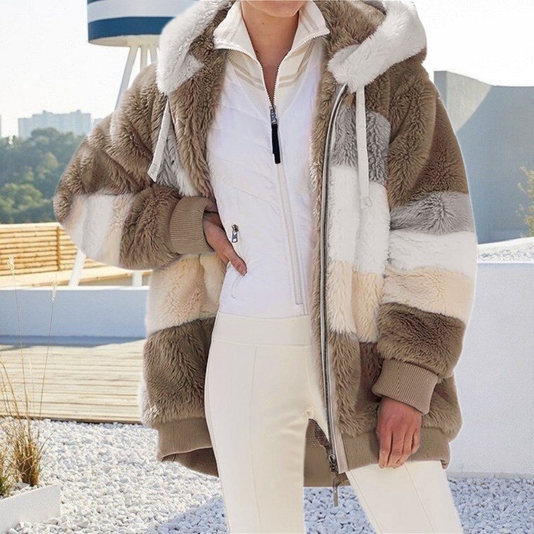 Maya | Women's Zip up Fleece Jacket Soft Knit