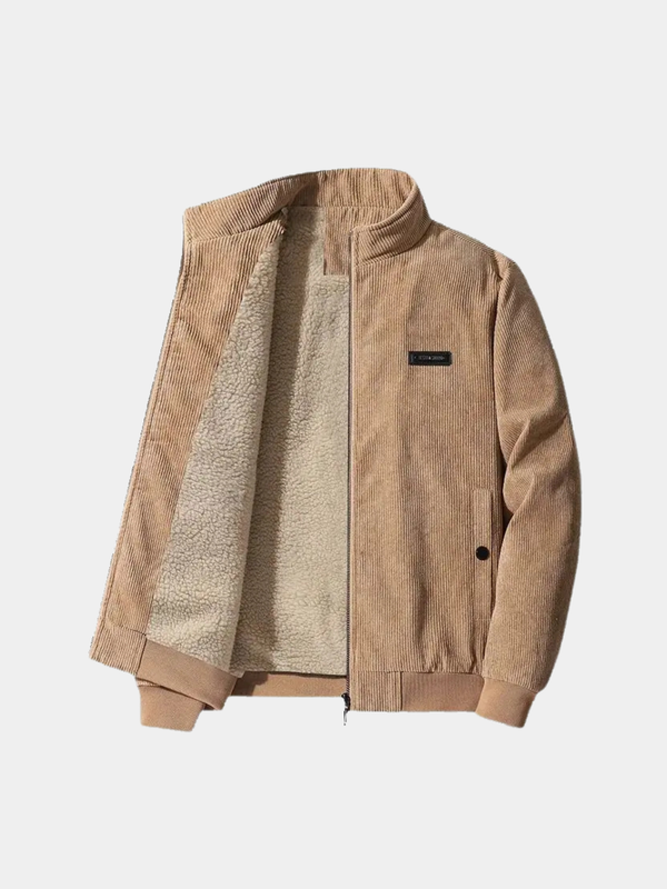Morten | Men's Corduroy Fleece Jacket Sherpa