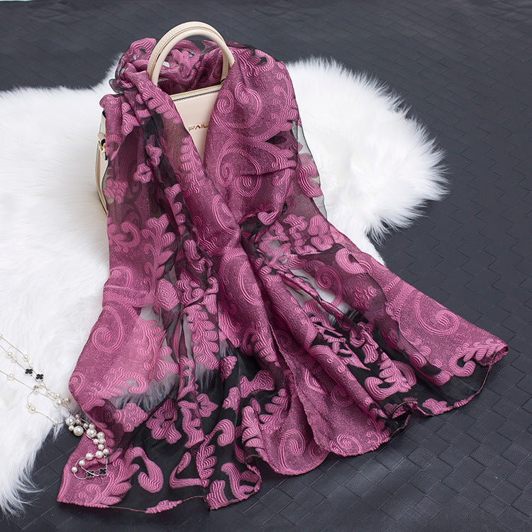 Nadia | Women's Silk Scarf Floral