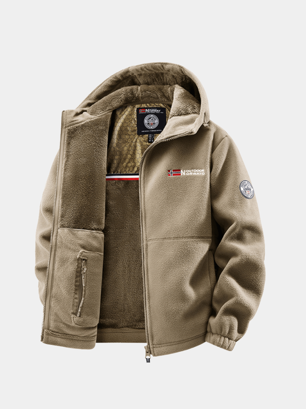 Nathaniel | Men's Bomber Fleece Jacket Insulated