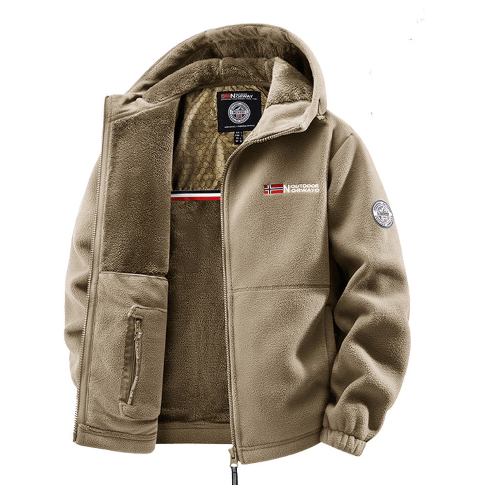 Nathaniel | Men's Bomber Fleece Jacket Insulated